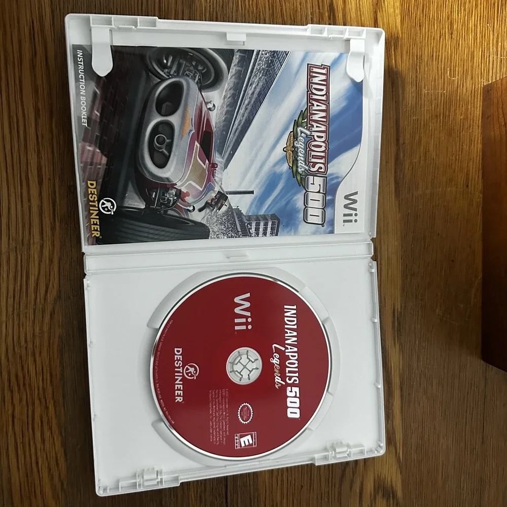 Indianapolis 500 Legends Nintendo Wii‎ 2007 Complete with Manual Tested